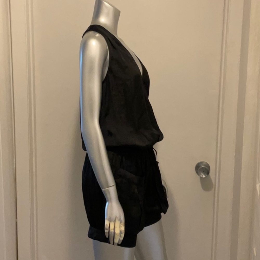 Sisley Silk-like Jumpsuit Shorts S - Picture 4 of 8
